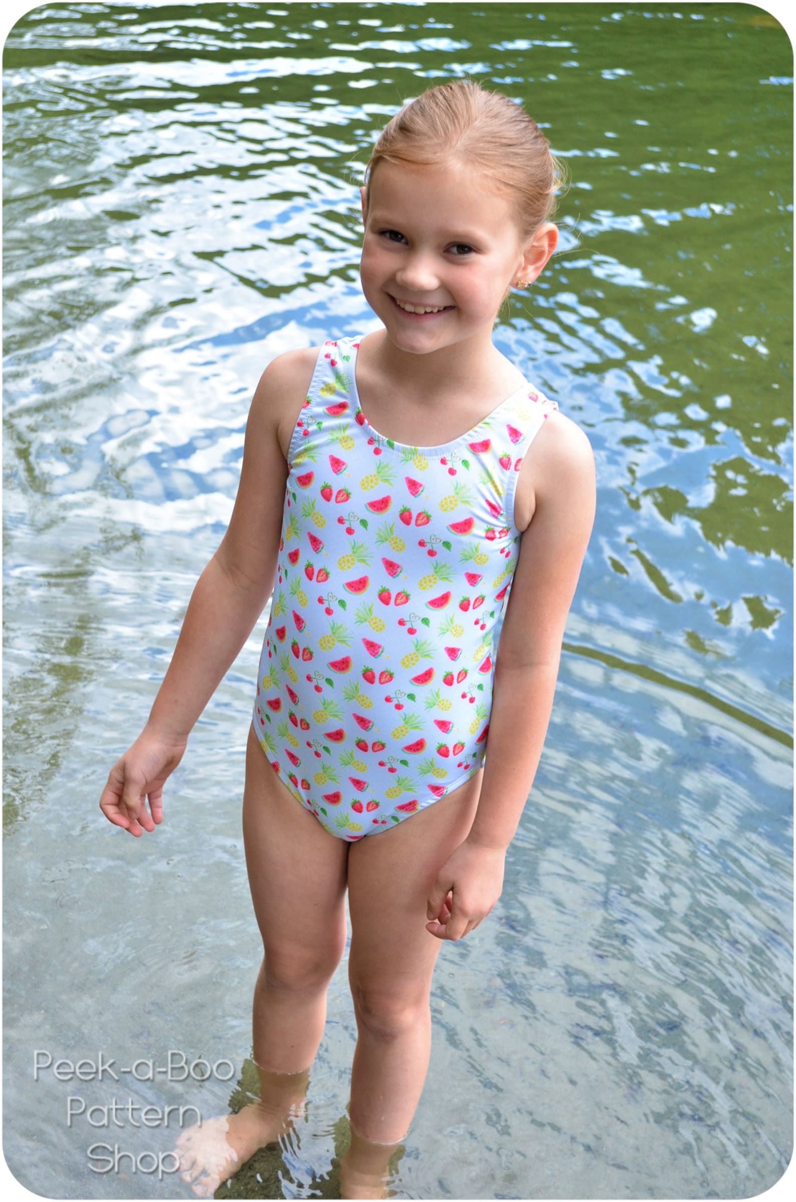 Sun n' Fun Girls Swimsuit PDF Pattern Girls Leotard PDF Etsy