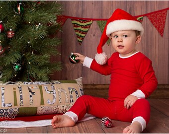 Alex and Anna Winter PJs: Girls Pajamas PDF Pattern, Christmas Pajamas Boys Pajamas PDF Pattern, Baby & Toddler Pajamas PDF Pattern