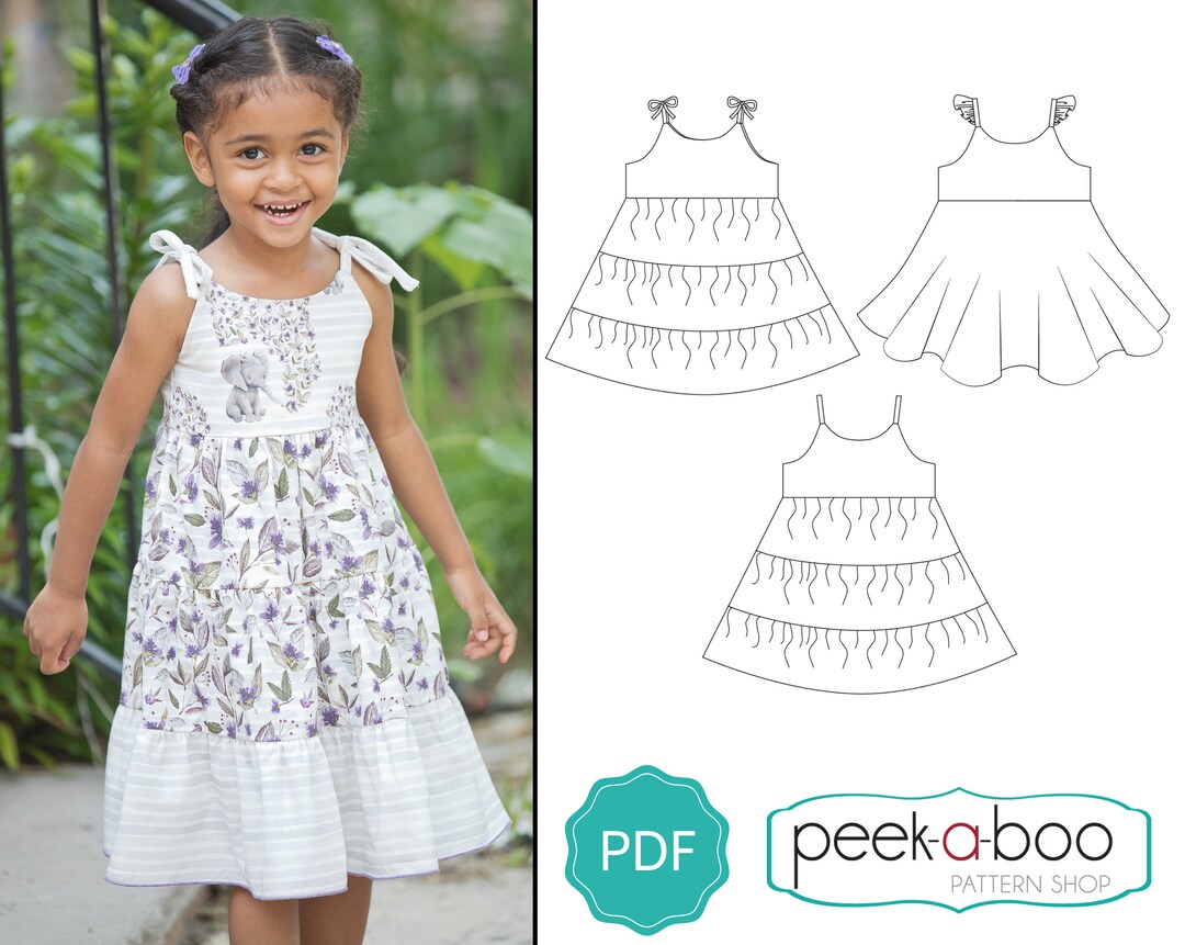 Summer Breeze Dress PDF Sewing Pattern - Etsy