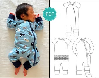One Zip Wonder Pajamas Pattern