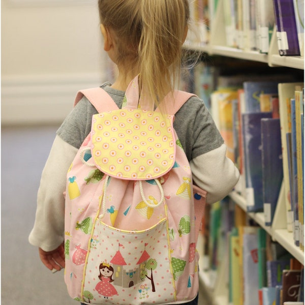 Lil' Adventurer Backpack Pattern: Kids Backpack Pattern, Toddler Backpack Pattern