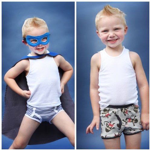 Buy Classic Briefs and Boxer Briefs Boys Underwear Sewing Pattern