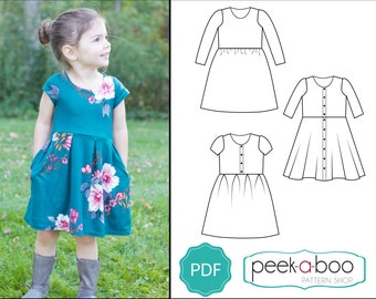 Everly Dress PDF Sewing Pattern