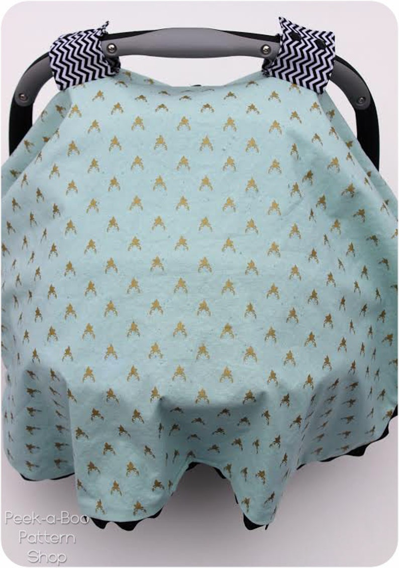 Lullaby Line Car Seat Cover Sewing Pattern image 5