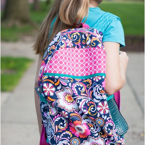 Trish Laptop Backpack PDF Sewing Pattern School Backpack - Etsy