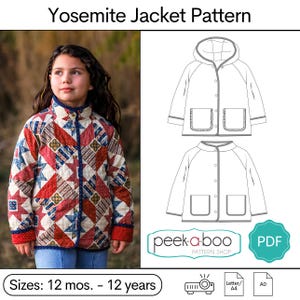 Kid&#39;s Yosemite Jacket Pattern