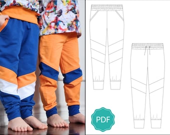 Kid's Staffel Joggers Muster