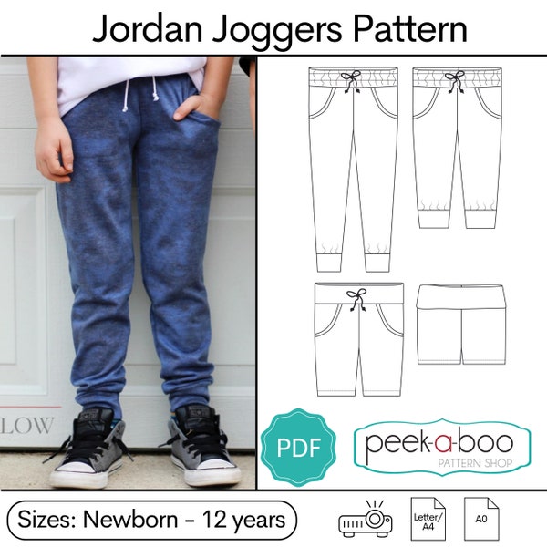 Patron de couture PDF Jogging Jordan