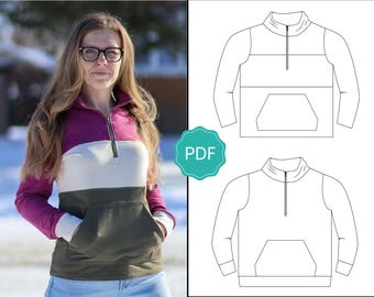 Tamarack Erwachsenen 1/4 Zip Pullover Muster