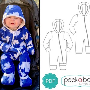 Traje de nieve térmico para niños. Traje de esquí para bebés Mono de  exterior para niños, animales del bosque. Baby Boy Warm Romper Outfit -   México