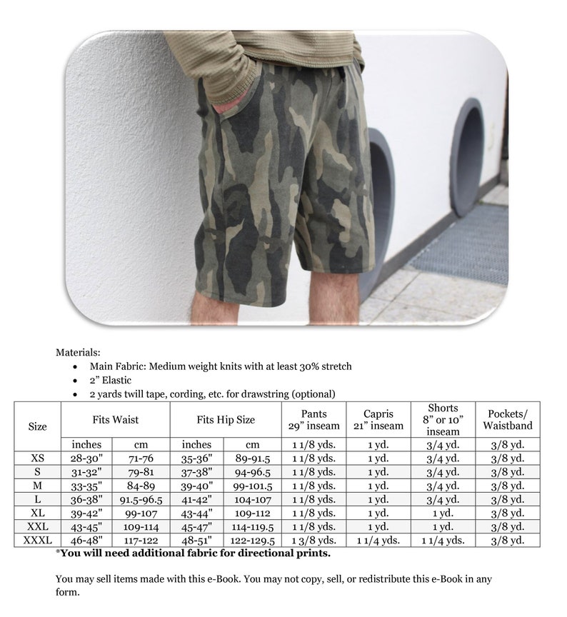 Jackson Joggers for Men PDF Sewing Pattern image 2