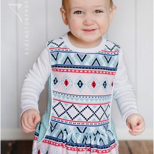 Pocketful of Posies Dress & Tunic PDF Pattern: Girls Dress Pattern, Girls Tunic Pattern