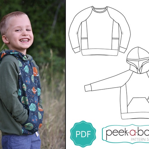 Kid's Night Owl Pajamas PDF Sewing Pattern - Etsy
