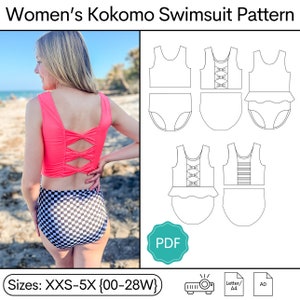 Women&#39;s Kokomo Swimsuit Pattern