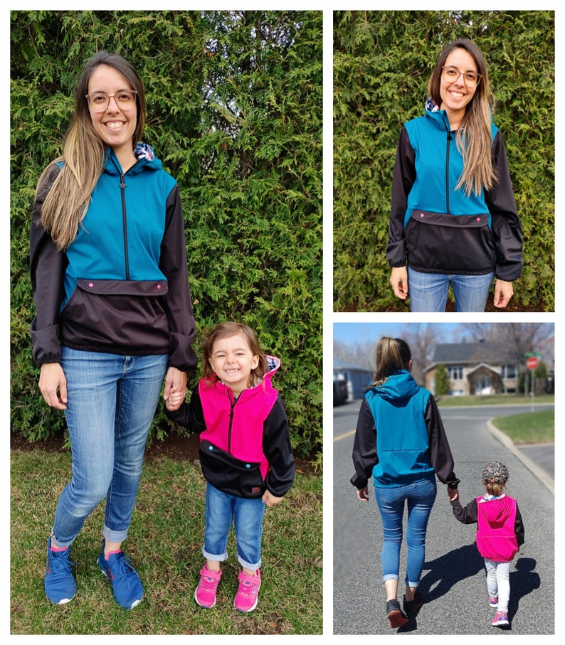 Erwachsene Anorak Jacke PDF Schnittmuster Bild 5