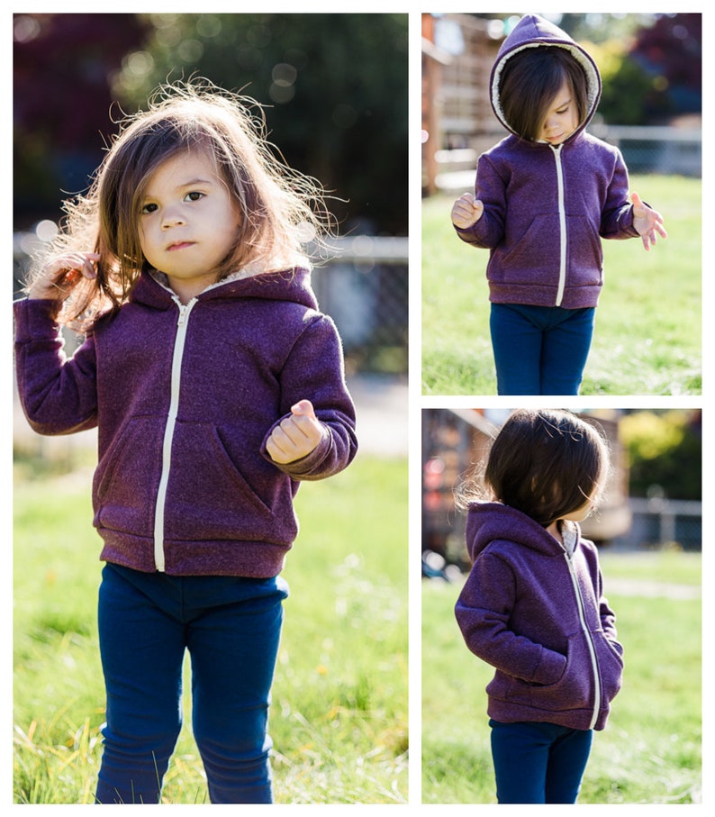 Kid's Adventure Jacket Sewing Pattern Kid's Hoodie Sewing Pattern Kid's Bomber Jacket Sewing Pattern image 8