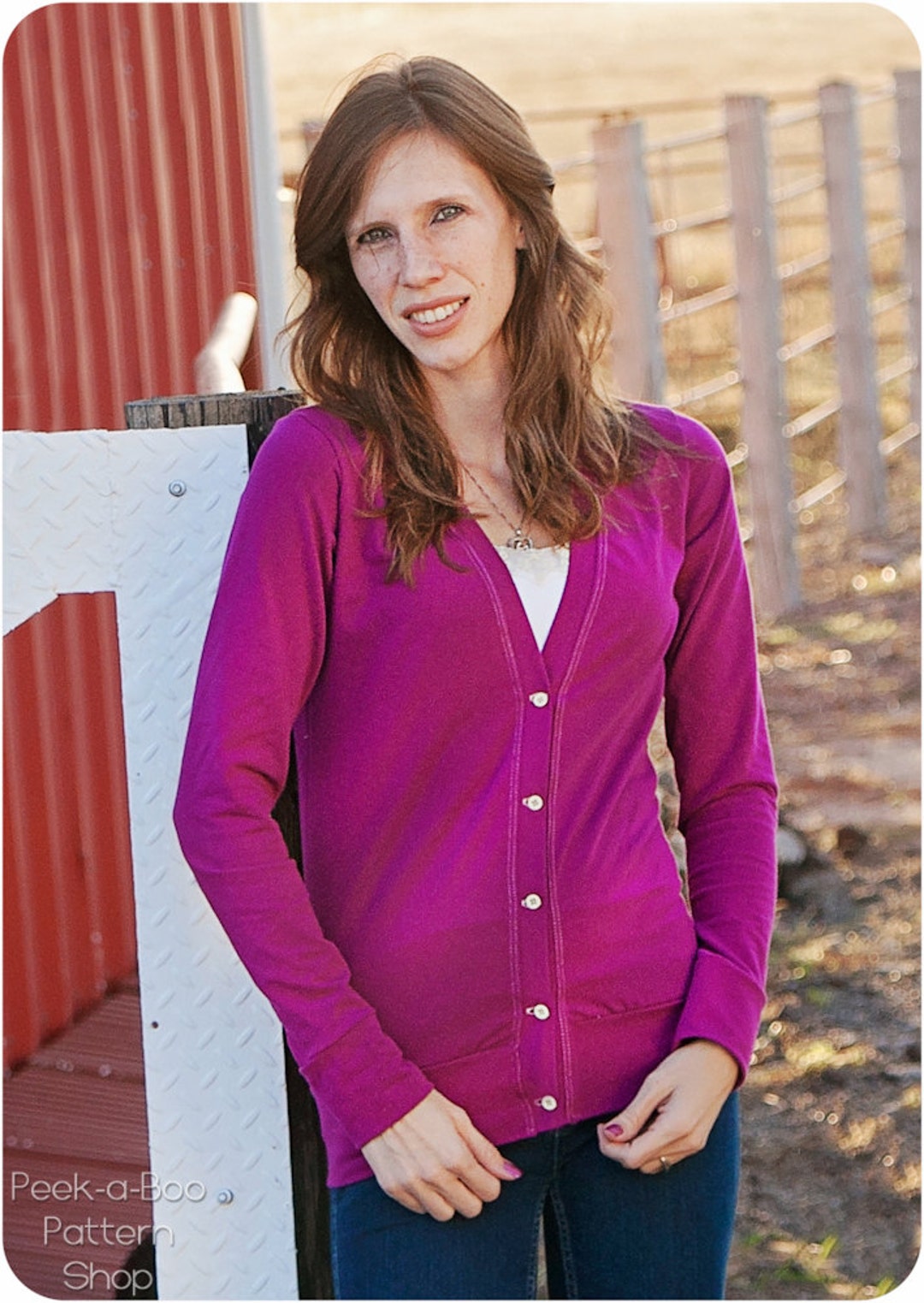 Cambridge Cardigan Sewing Pattern Women's Cardigan Pattern, Plus Size Pattern Etsy