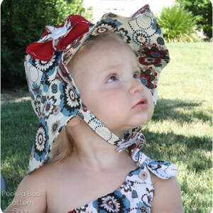 Floppy Flower Sun Hat: Sun Hat PDF Sewing Pattern image 2