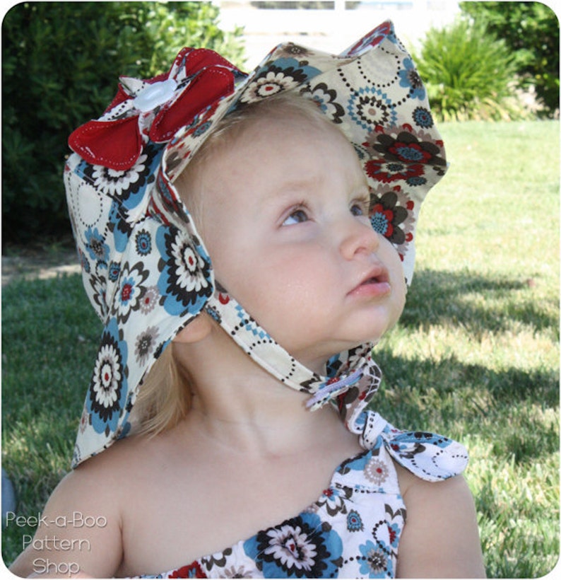 Floppy Flower Sun Hat: Sun Hat PDF Sewing Pattern image 2