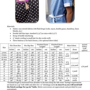 Lola Dress and Tunic PDF Sewing Pattern: Girls Tunic Sewing Pattern, Girls Dress Sewing Pattern image 5