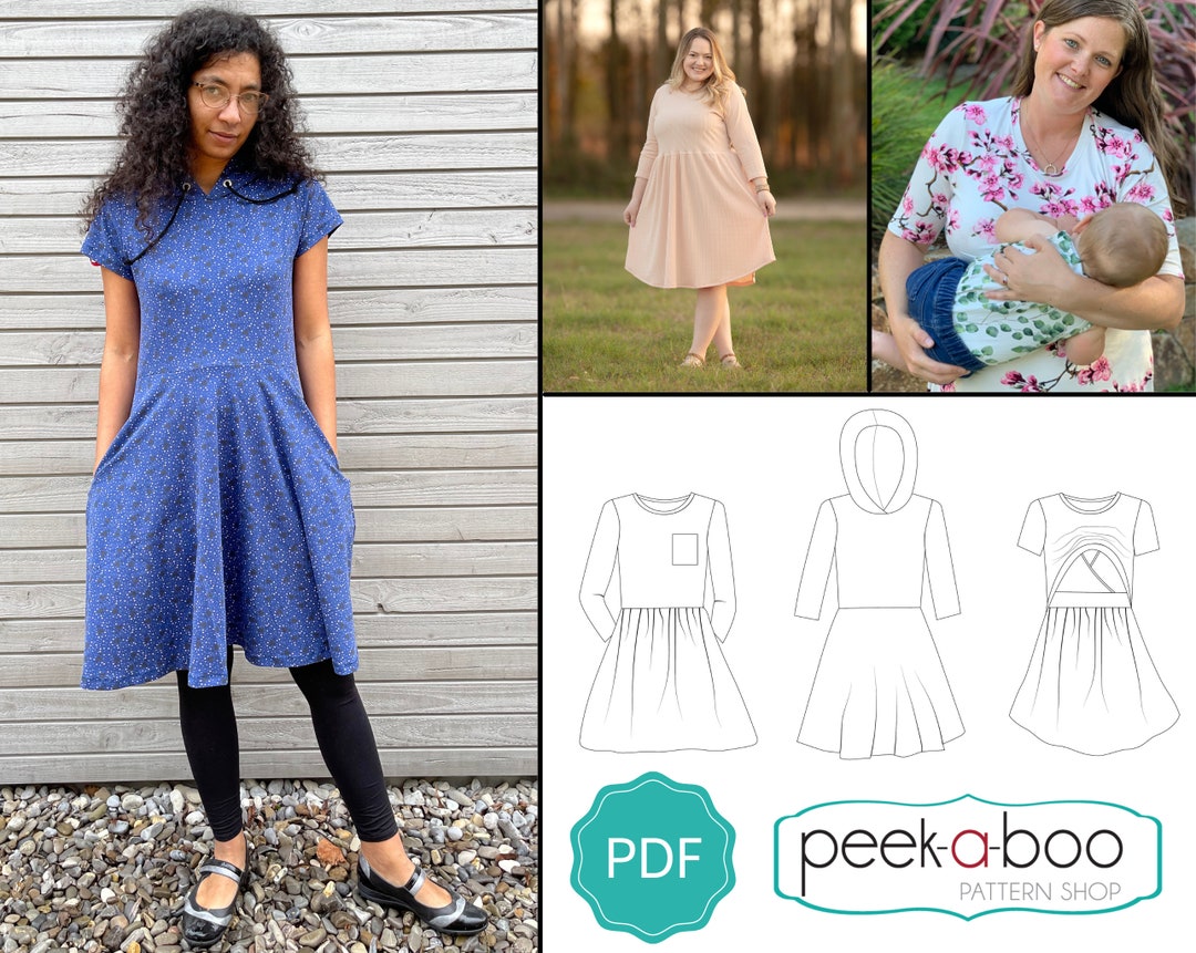 Women's Everyday Dress PDF Sewing Pattern Etsy