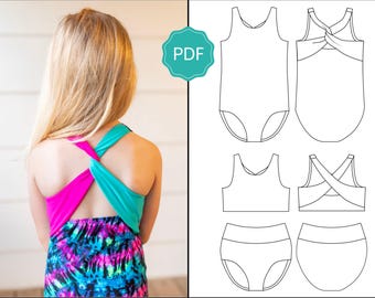 Patron de maillot de bain fille Fidji