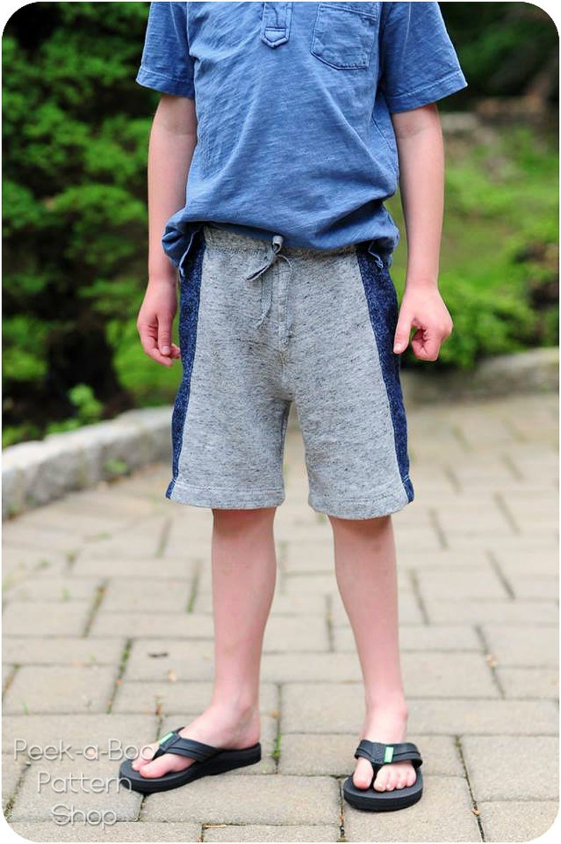 Baja Shorts Sewing Pattern: Kids Shorts Sewing Pattern, Baby Shorts Sewing Pattern, Boardshorts Sewing Pattern image 3