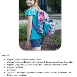 Star Student Lunch Box Sewing Pattern image 2