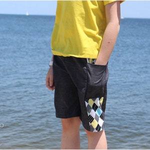 Baja Shorts Sewing Pattern: Kids Shorts Sewing Pattern, Baby Shorts Sewing Pattern, Boardshorts Sewing Pattern image 7