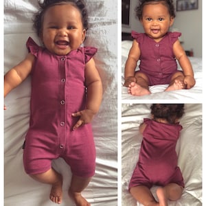 Snuggle Bug Envelope Back Romper Sewing Pattern - Etsy