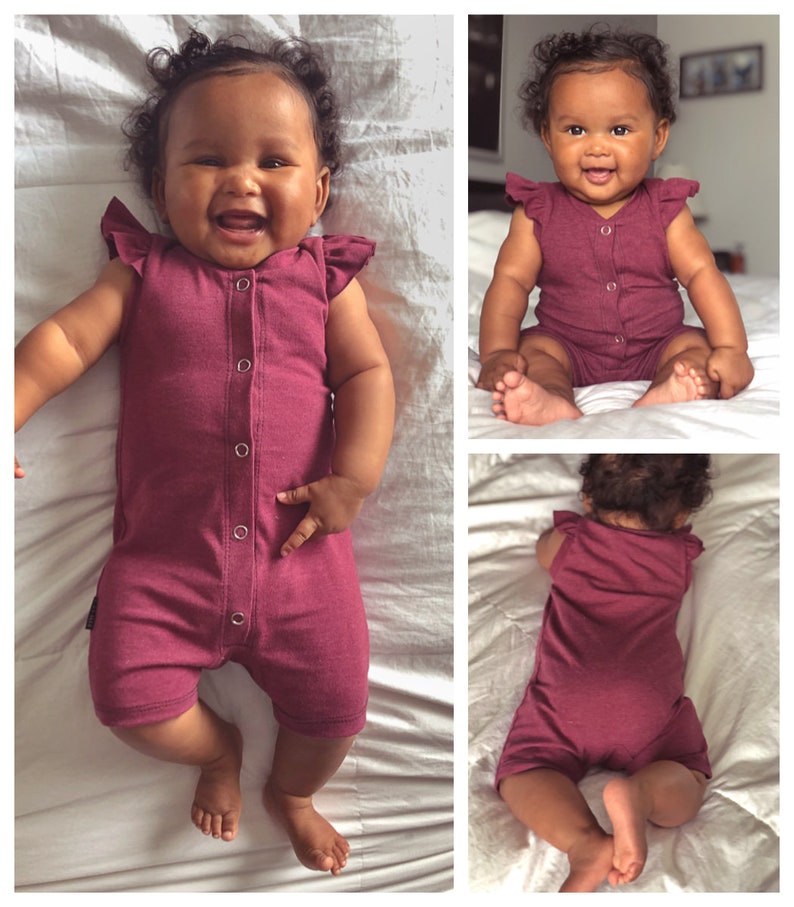 Snuggle Bug Envelope Back Romper Sewing Pattern image 9