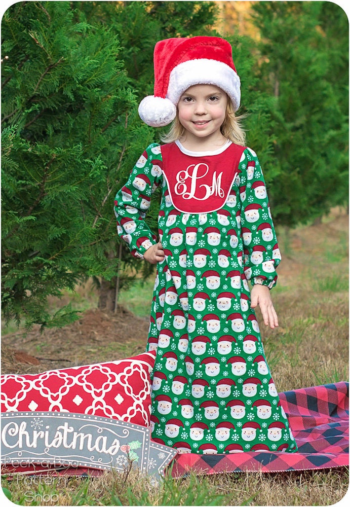 Christmas Nightgown - Etsy