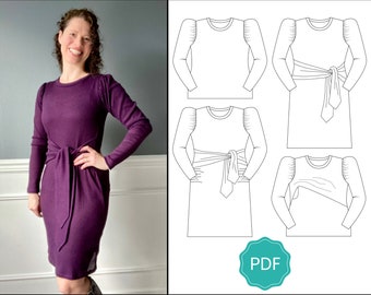 Women's Genevieve Top and Dress Pattern