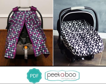 Lullaby Line Car Seat Cover Sewing Pattern