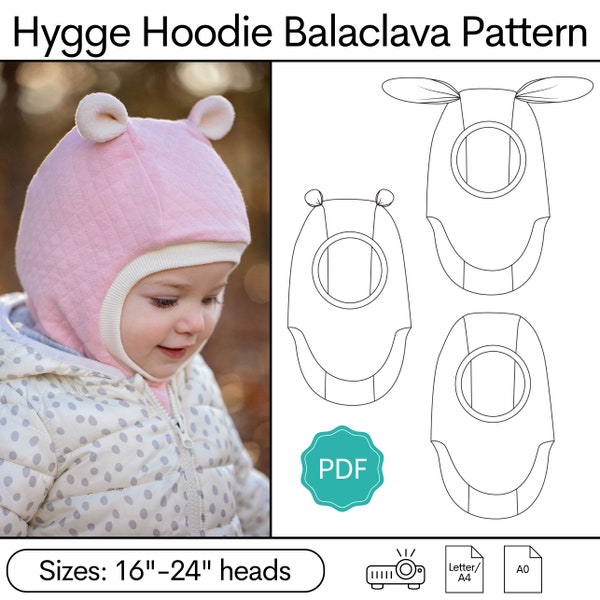 Hygge Hoodie Balaclava Sewing Pattern