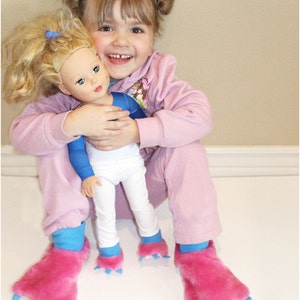 Wild Thing Slippers: Slipper Sewing Pattern, Monster Feet, Duck Feet image 1
