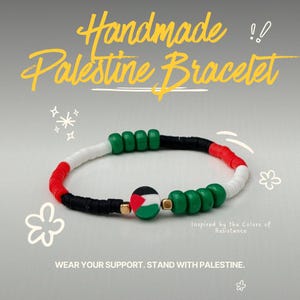 Handmade Palestine Bracelet