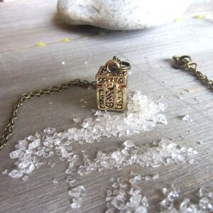 Secret compartment necklace prayer box jewelry secret keeper locket wiccan pagan occult poison necklace witch aesthetic image 3