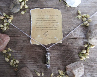 witchcraft necklace - protection amulet - Wiccan wicca witch gift pagan occult magick metaphysical witch aesthetic witchy spells