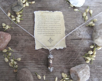 witchcraft amulet - protection - wiccan jewelry witchy necklace occult magick mystical jewelry wicca wiccan herbs spells magick metaphysics