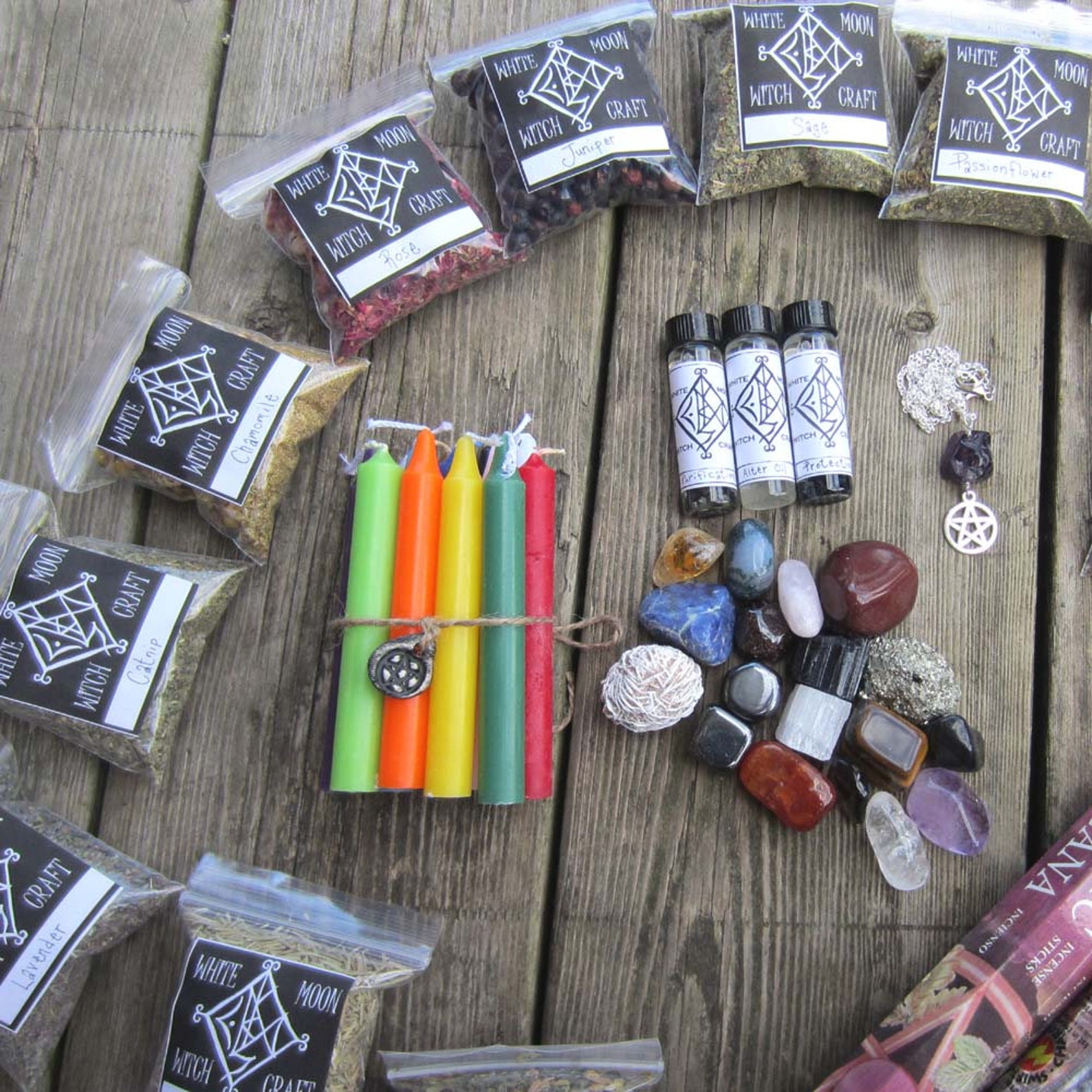 Witchcraft Starter Kit Wicca Supply Witchcraft Beginner Kit Etsy Canada