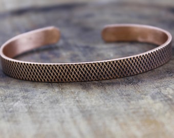 Handmade Pure Copper Cuff Bangle Energy Bracelet