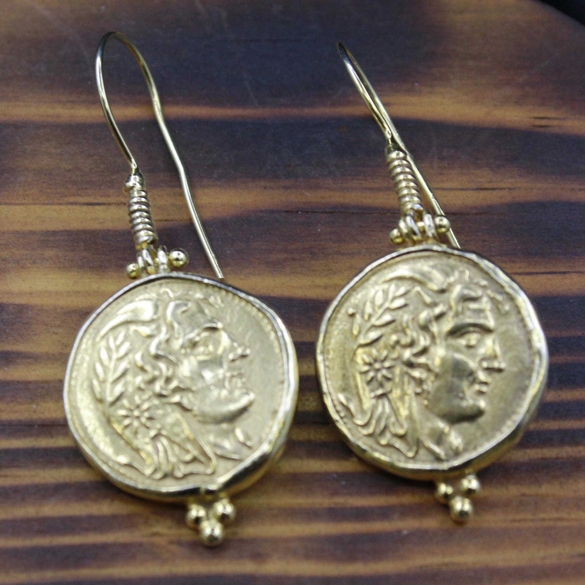 Boucles D'oreilles Vintage Alexandre De Paris - Bijoux Couture Française Anciens | Boucles Vintage Années 70-80