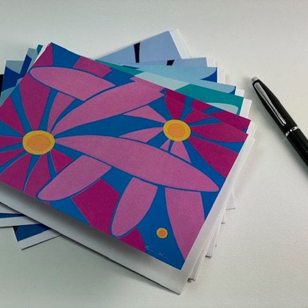 Flower Power Notecard Set