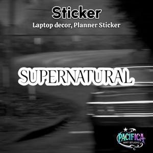 Supernatural Dean & Sam Winchester Stickers: Laptop, Car, Planner Decals