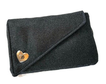 Cell Phone Clutch with Window: Evening Wedding Purse