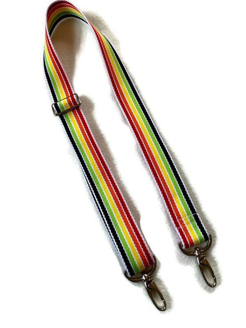 Rainbow Strap Crossbody Strap Bag Straps Rainbow Shoulder Etsy