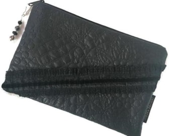 ready to ship, Little Black Purse, Date Night, Black Clutch, Evening Bag, Black Clutch, Gifts for her, Gifts for Mom