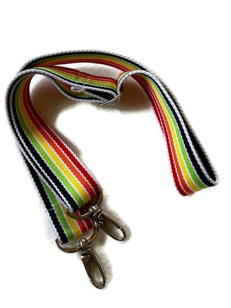 Rainbow Strap Crossbody Strap Bag Straps Rainbow Shoulder Etsy