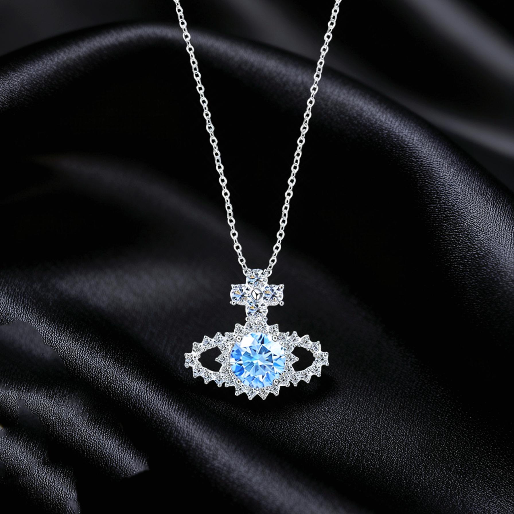 Vivienne westwood blue orb necklace - Etsy 日本